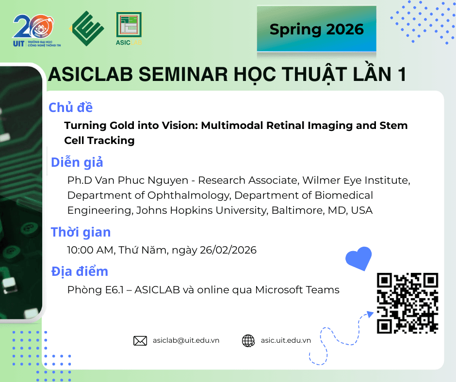 [SEMINAR HỌC THUẬT ASICLAB 2026 – SEMINAR SỐ 01]